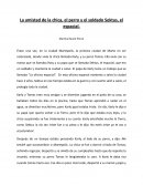 La amistad de la chica, el perro y el soldado Sektus, el espacial
