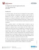 La religión como causa de impulso de San José