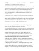 CONFERENCIA SOBRE ARCHIVO DE INDIAS