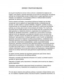 ESTADO Y POLITICAS PUBLICAS