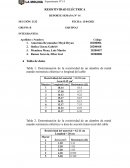 Reporte de resistividad eléctrica