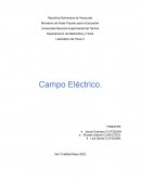 Laboratorio de Física II. Campo Eléctrico.