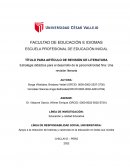 Estrategia didáctica para el desarrollo de la psicomotricidad fina: Una revisión literaria