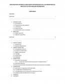 INVESTIGACION HISTORICA COMO PARTE METODOLOGICA EN LA ELABORACION DEL PROYECTO DE RESTAURACION PATRIMONIAL
