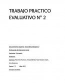TRABAJO PRACTICO EVALUATIVO N° 2 Pedagogia