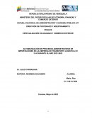 AUTOMATIZACIÓN DE PROCESOS ADMINISTRATIVOS DE IMPORTACIONES EN LA EMPRESA DE TRANSPORTE LOGÍSTICA XV C.A DURANTE EL AÑO 2021-2022