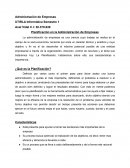 Análisis sobre Planificación de Empresas