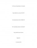 Los Procesos de aprendizaje y la evaluación