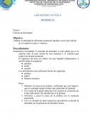 Cálculo de densidades