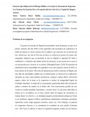 Factores Que Influyen En El Riesgo Público A Los Que Se Encuentran Expuestos Los Taxistas