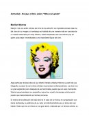 Actividad - Ensayo crítico sobre "Niña con globo"