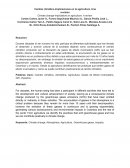 Cambio climático-implicaciones en la agricultura. Una revisión