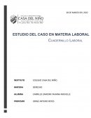 Estudio del caso en materia laboral