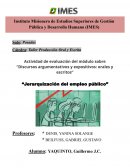 Jerarquización del empleo público