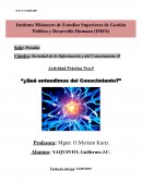 Qué entendimos del Conocimiento