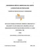 Estilo de Crinza Democratico, Autoritario, Permisivo y Negligente y su Influencia en el Desarrollo de las HAbilidades Socioafectivas en Niños de Entre 6 a 12 años