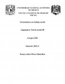 Ensayo sobre Pierre Bourdieu