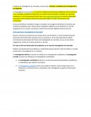 Proyecto de investigación de mercados, primer paso: Articular el problema de investigación y los objetivos