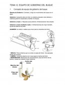 EQUIPO DE GOBIERNO DEL BUQUE