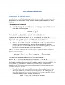 Indicadores estadisticos