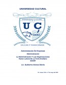 La administración y las organizaciones