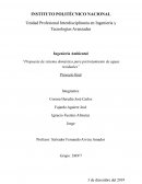 Propuesta de sistema doméstico para pretratamiento de aguas residuales