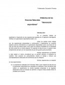 Didáctica de las Ciencias Naturales “Generación espontánea”