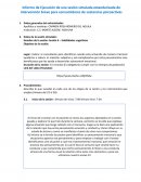 Informe de Ejecución de una sesión simulada estandarizada de intervención breve para consumidores de sustancias psicoactivas