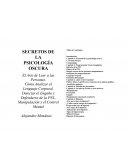 SECRETOS DE LA PSICOLOGÍA OSCURA