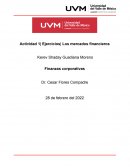 Actividad 1| Ejercicios| Los mercados financieros