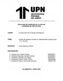 Escala de Ideación Suicida en Adolescentes mujeres entre 12 y 16 años