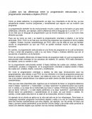 Diferencias entre poo y programacion estructura