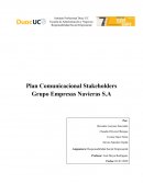 Plan Comunicacional Stakeholders Grupo Empresas Navieras S.A