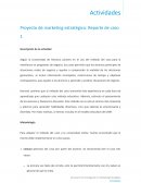 Proyecto de marketing estratégico: Reporte de caso