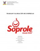 Valoración Empresa Soprole
