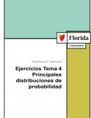 Ejercicios tema 4. Distribuciones de probabilidad