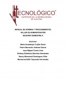 MANUAL DE NORMAS Y PROCEDIMIENTOS Empresa JUMBR