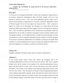 Factores que incrementan la carga procesal en los procesos contenciosos administrativos