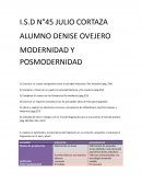 MODERNIDAD Y POSMODERNIDAD