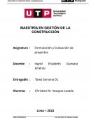 FORMULACIÓN Y EVALUACIÓN DE PROYECTOS INMOBILIARIOS