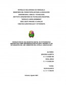 PRODUCCIÒN DE UNA MUESTRA DIGITAL DE FOTOGRAFÌAS ABSTRACTAS COMO REPRESENTACIÒN DE ARTE