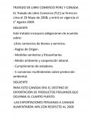 TRATADO DE LIBRE COMERCIO PERÚ Y CÁNADA