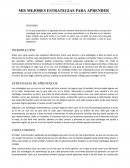 Mejores estrategias para aprender