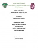 Práctica #6 “Obtención de un polímero”