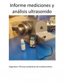 Informe mediciones y análisis ultrasonido