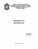 Análisis de la Metapolitica Enero-2022