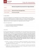 EJERCICIO PRL SISTEMA DE PREVENCION DE RIESGOS LABORALES