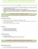Obstáculos epistemológicos