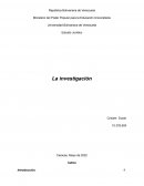 La investigación