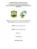 Ensayo Argumentativo sobre la asignatura de “Cultura de paz y Defensa Nacional”